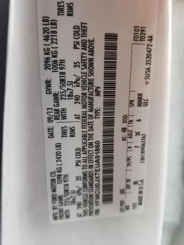 2014 FORD ESCAPE TITANIUM  