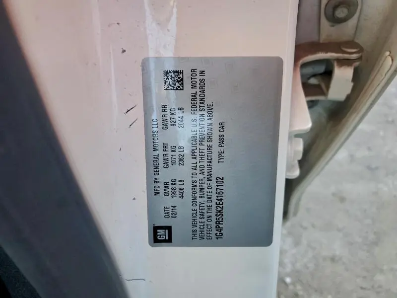 2014 BUICK VERANO CONVENIENCE  