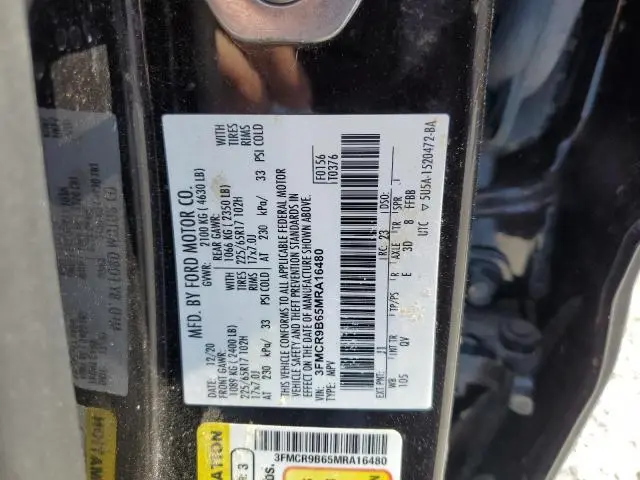 2021 FORD BRONCO SPORT BIG BEND  