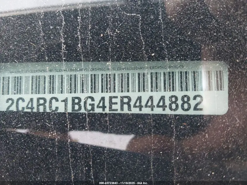 2014 CHRYSLER TOWN & COUNTRY TOURING