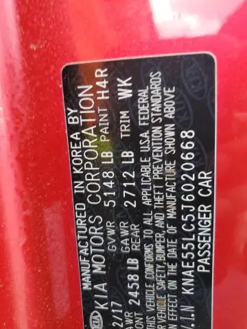 2018 KIA STINGER GT2  