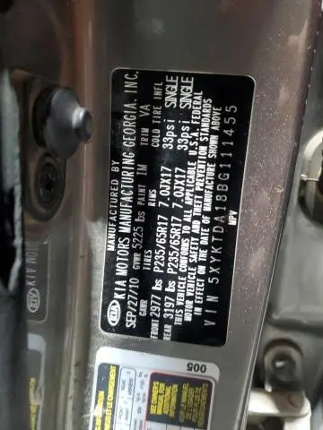 2011 KIA SORENTO BASE  