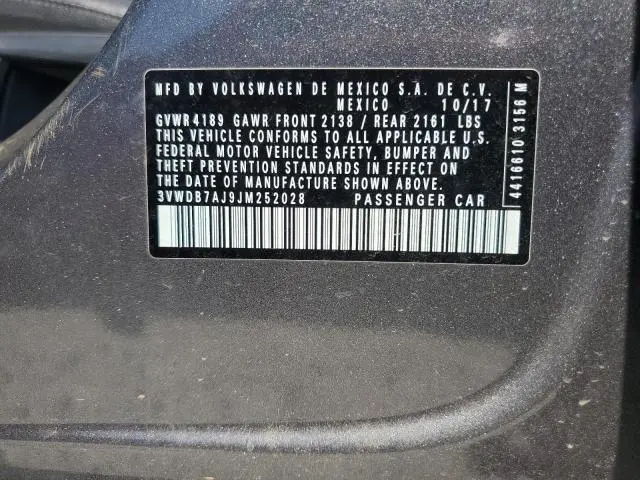2018 VOLKSWAGEN JETTA SE