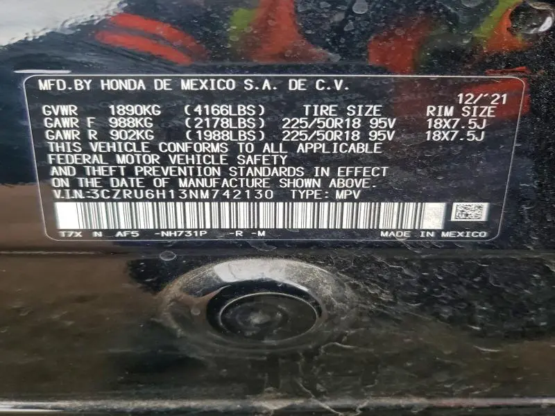 2022 HONDA HR-V SPORT  