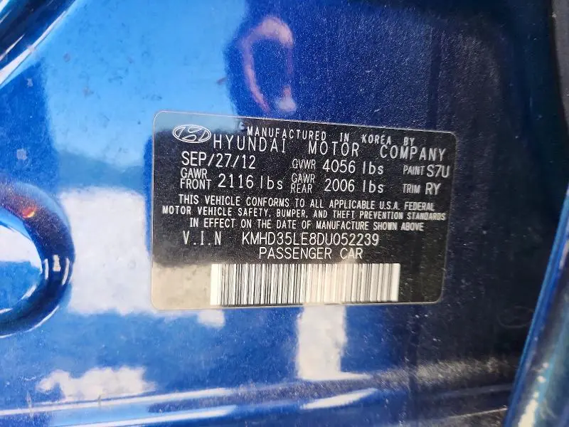 2013 HYUNDAI ELANTRA GT BASE  