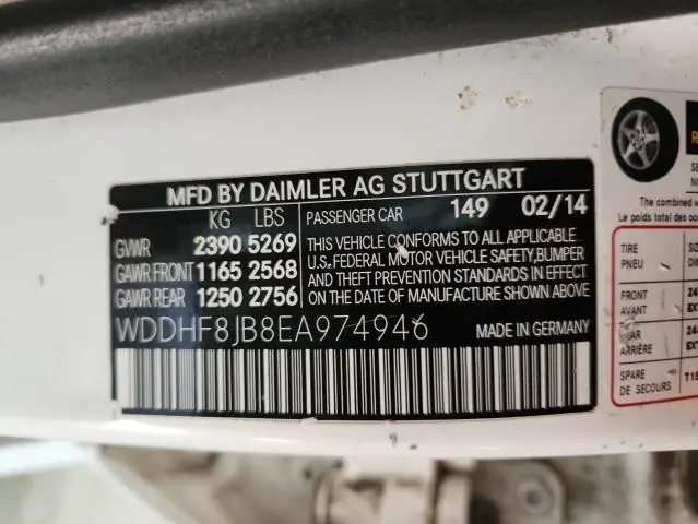 2014 MERCEDES-BENZ E 350 4MATIC  