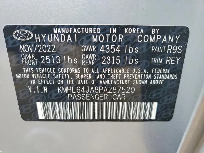 2023 HYUNDAI SONATA SEL  