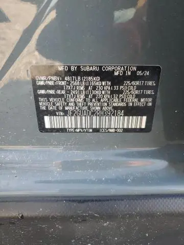 2024 SUBARU CROSSTREK PREMIUM  
