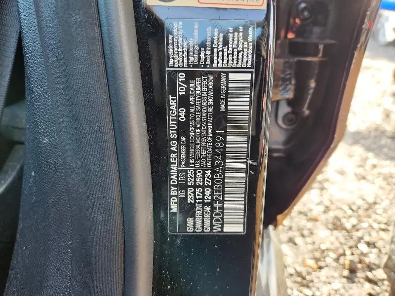 2011 MERCEDES-BENZ E 350 BLUETEC  