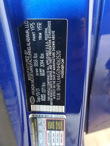 2022 HYUNDAI ELANTRA SE  