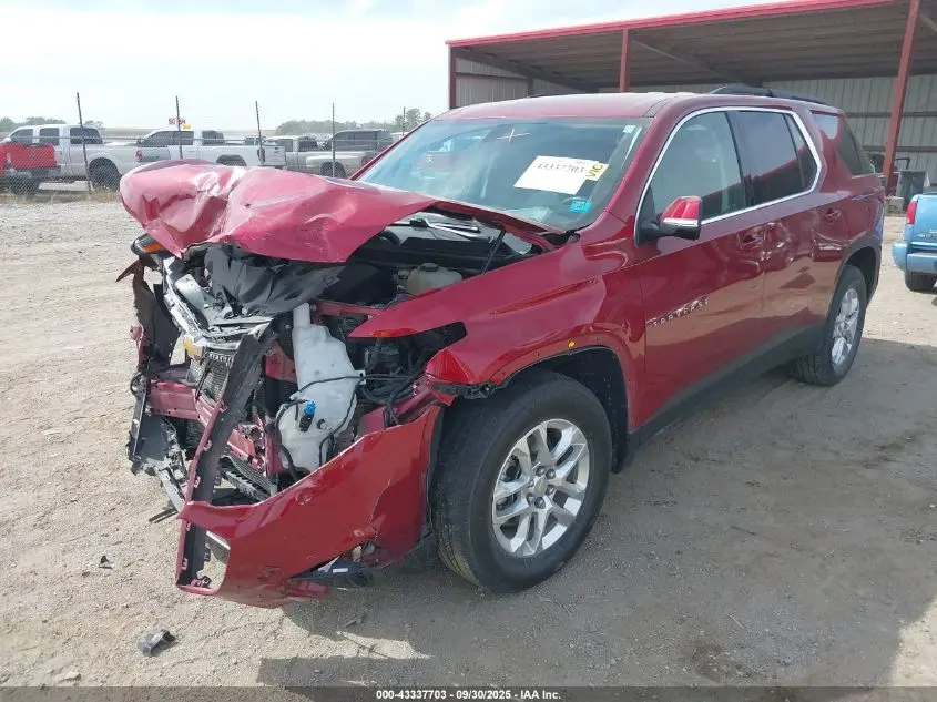2021 CHEVROLET TRAVERSE AWD LT CLOTH