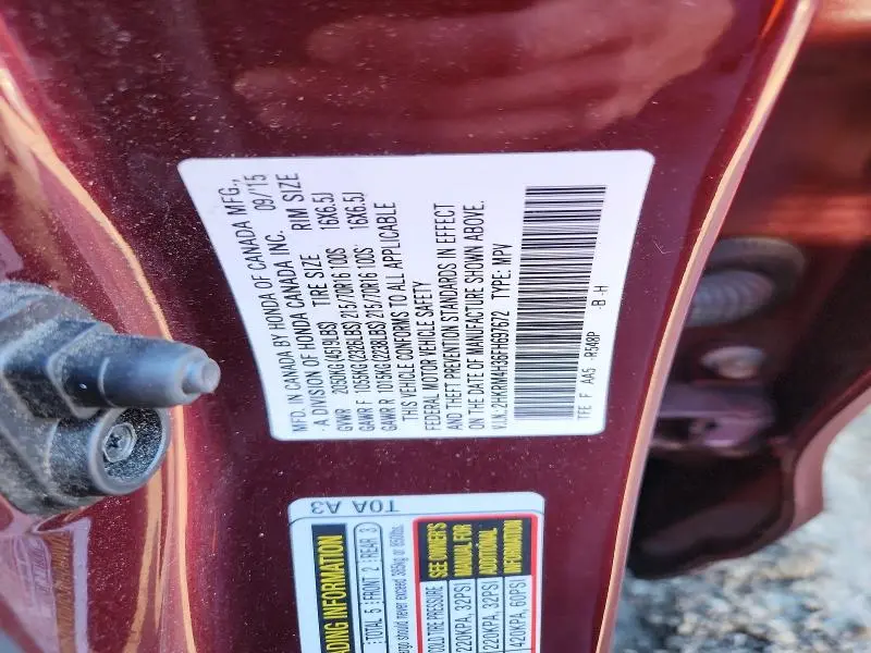 2015 HONDA CR-V LX  
