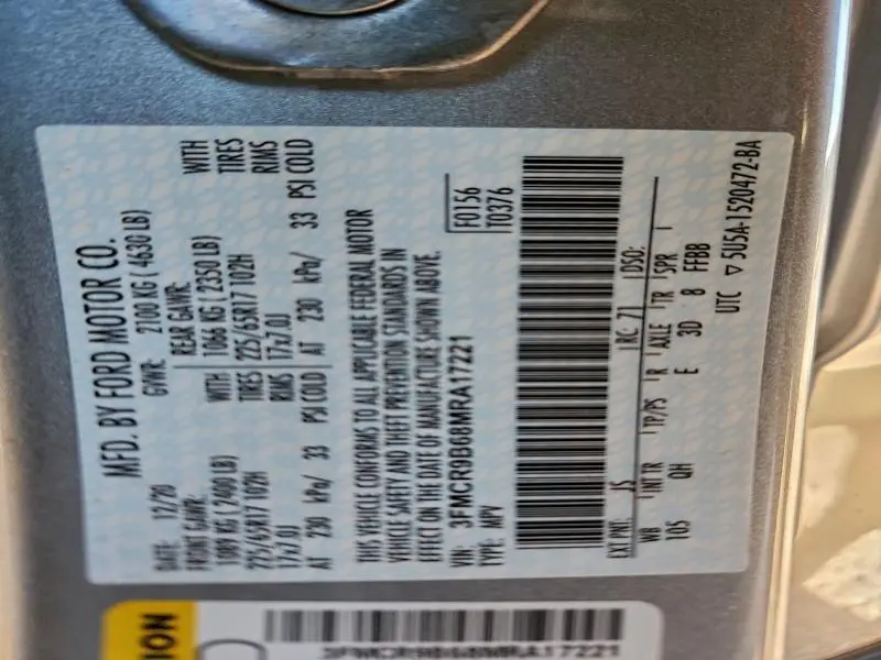 2021 FORD BRONCO SPORT BIG BEND  