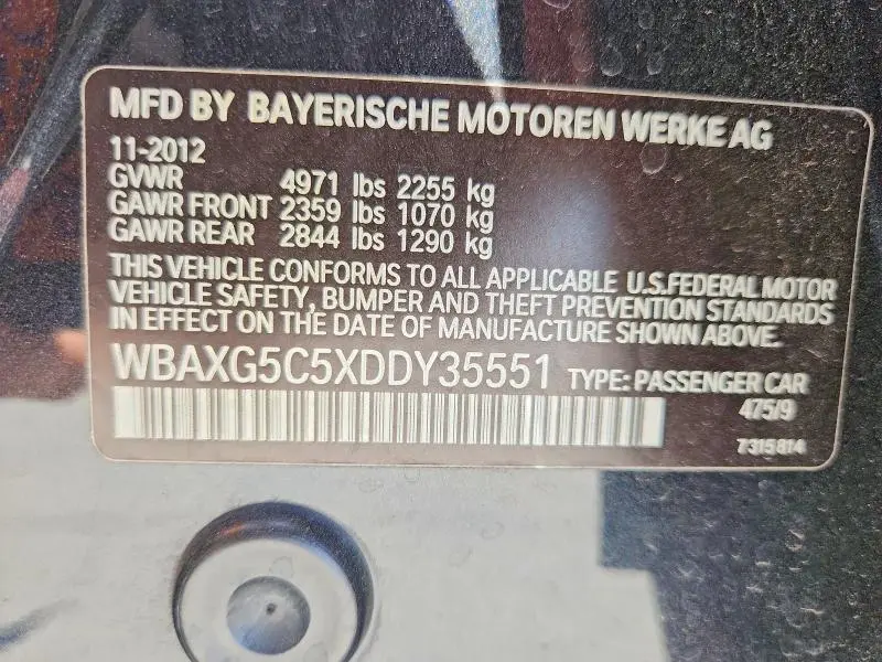 2013 BMW 528 I  