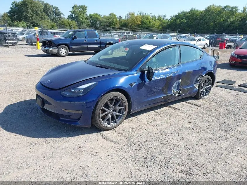 2022 TESLA MODEL 3 LONG RANGE DUAL MOTOR ALL-WHEEL DRIVE