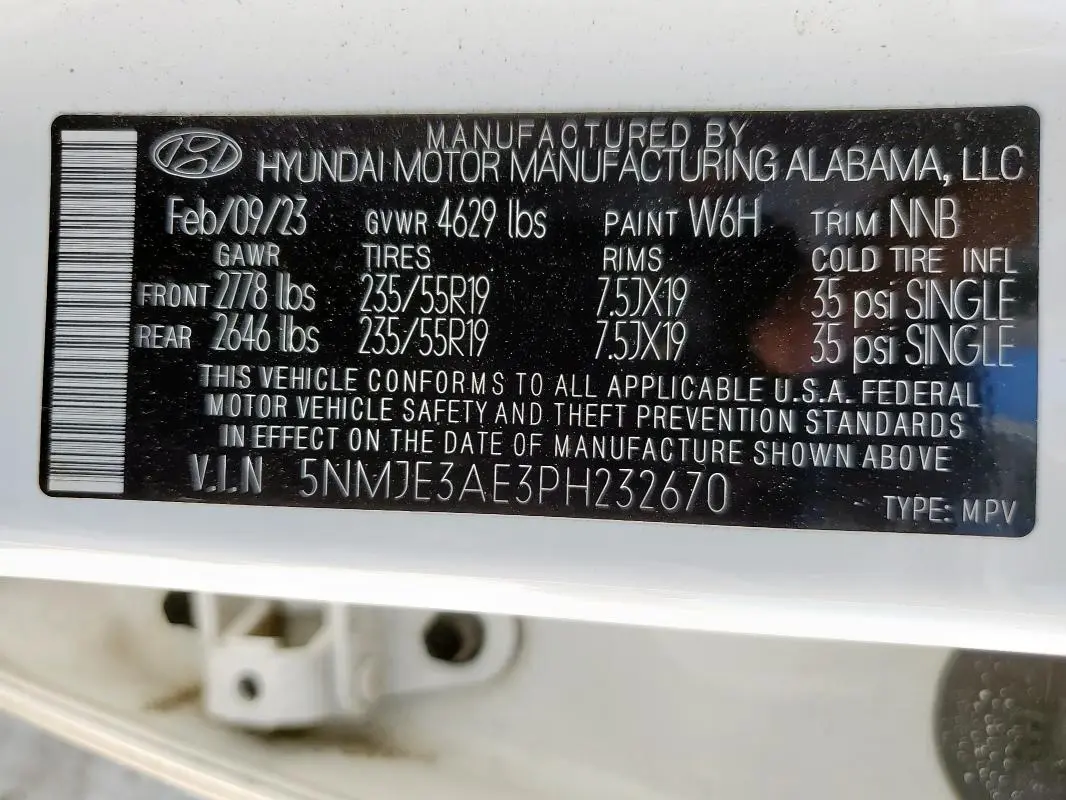 2023 HYUNDAI TUCSON LIMITED  