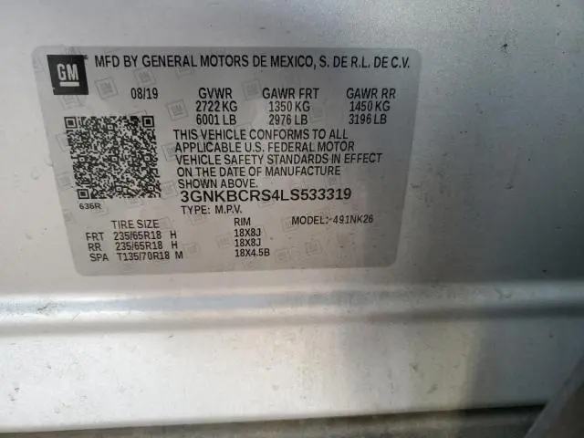 2020 CHEVROLET BLAZER 2LT  