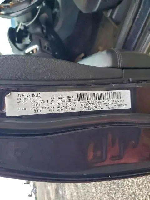 2015 DODGE DURANGO SXT  