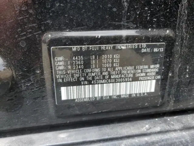 2014 SUBARU LEGACY 2.5I PREMIUM  