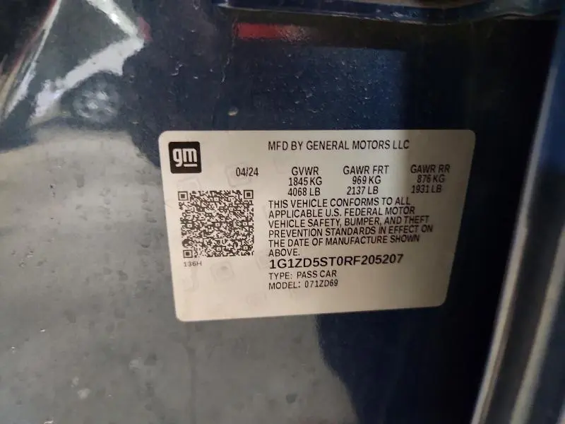 2024 CHEVROLET MALIBU LT  