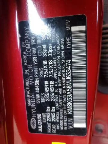 2021 HYUNDAI KONA ULTIMATE  