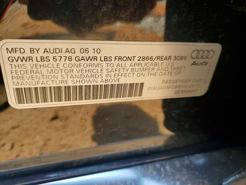 2011 AUDI A8   