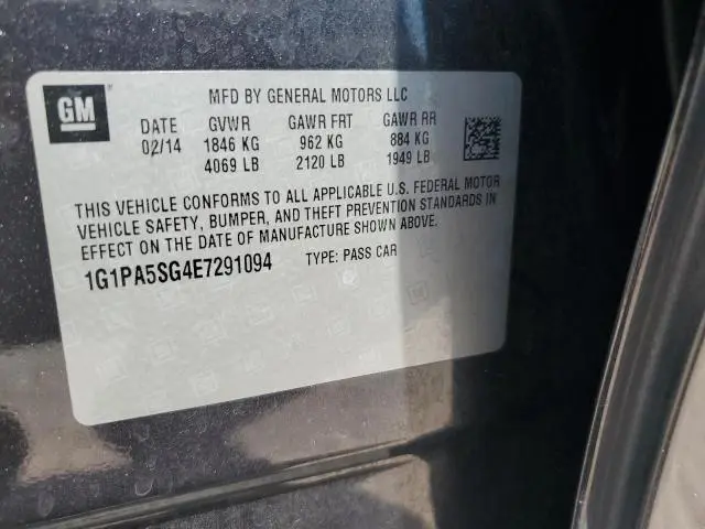 2014 CHEVROLET CRUZE LS  