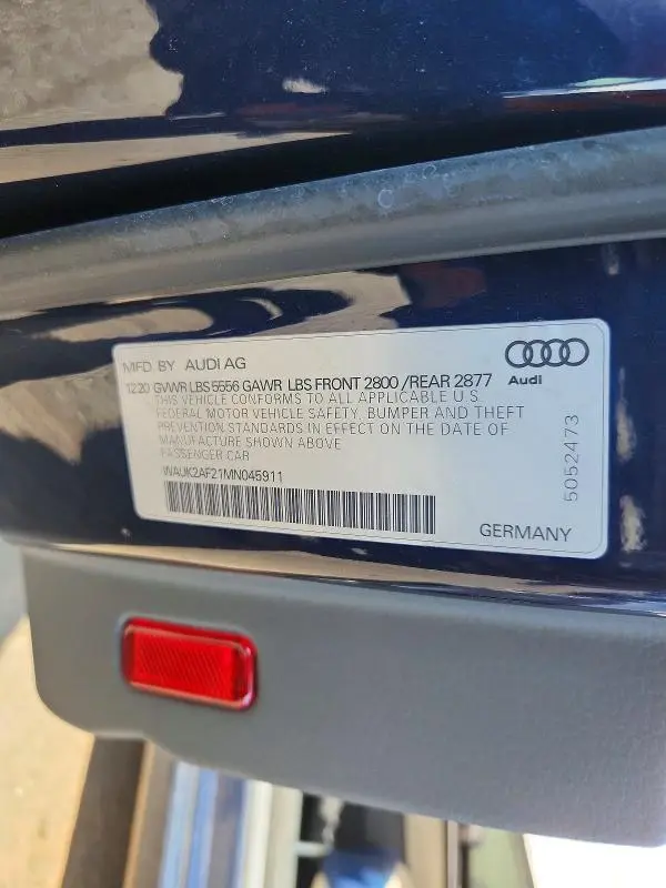 2021 AUDI A6 PREMIUM  