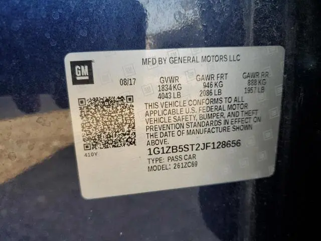 2018 CHEVROLET MALIBU LS  