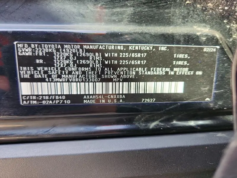 2024 TOYOTA RAV4 LE  