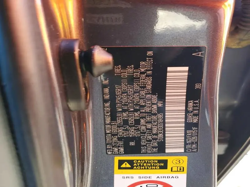 2013 TOYOTA HIGHLANDER BASE  