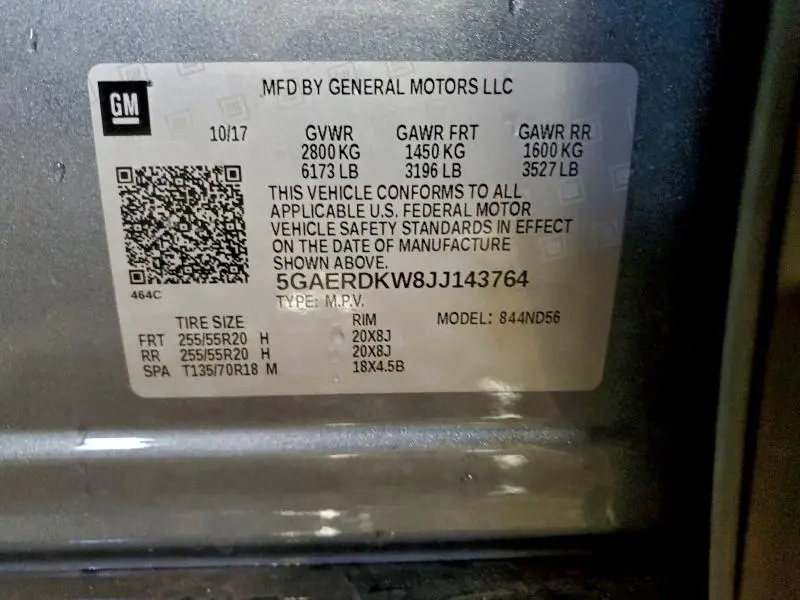 2018 BUICK ENCLAVE AVENIR  