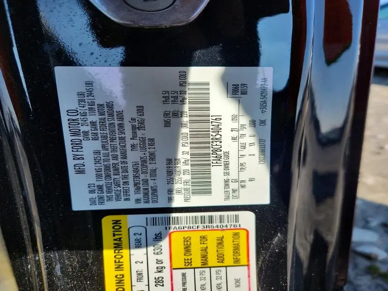 2024 FORD MUSTANG GT  