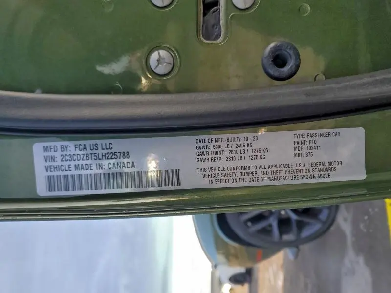 2020 DODGE CHALLENGER R/T  