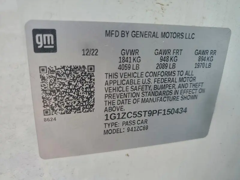 2023 CHEVROLET MALIBU LS  