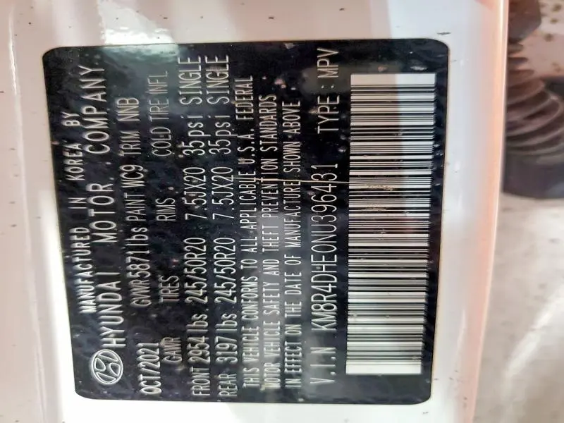 2022 HYUNDAI PALISADE SEL  