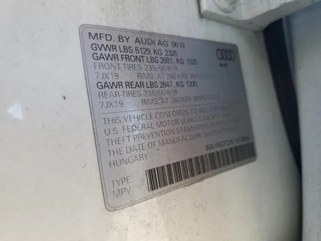 2019 AUDI Q3 PRESTIGE S-LINE  