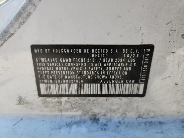 2024 VOLKSWAGEN JETTA SPORT  