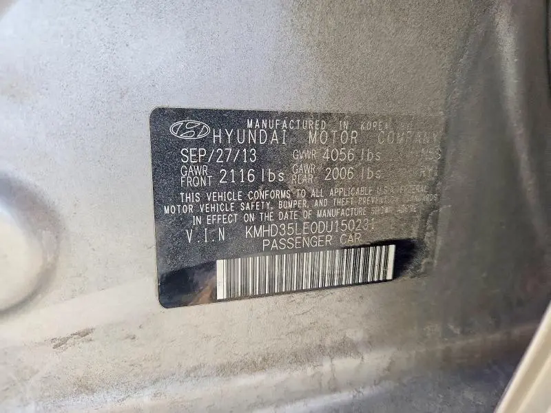 2013 HYUNDAI ELANTRA GT BASE  