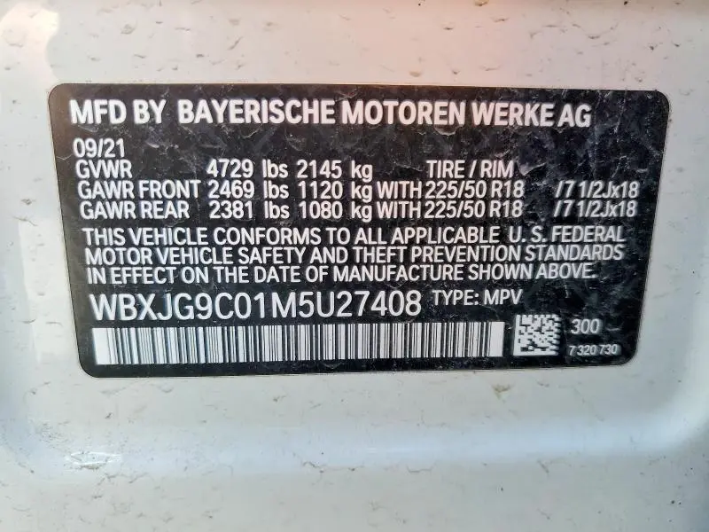 2021 BMW X1 XDRIVE28I  
