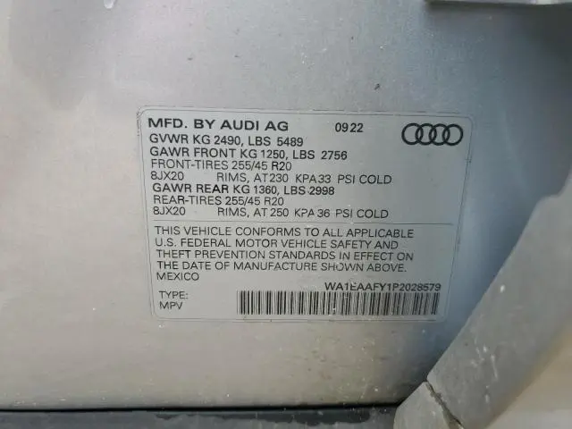 2023 AUDI Q5 PREMIUM PLUS 45  