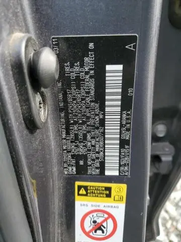 2011 TOYOTA HIGHLANDER BASE  