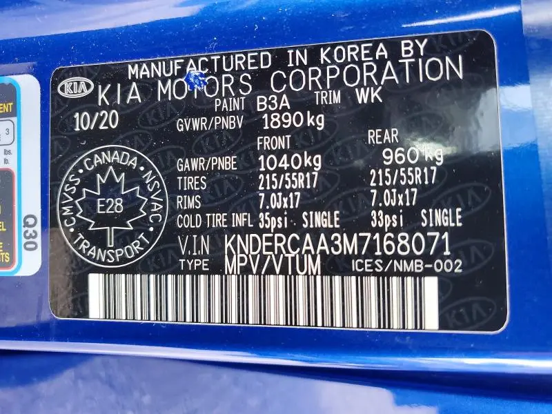 2021 KIA SELTOS EX  