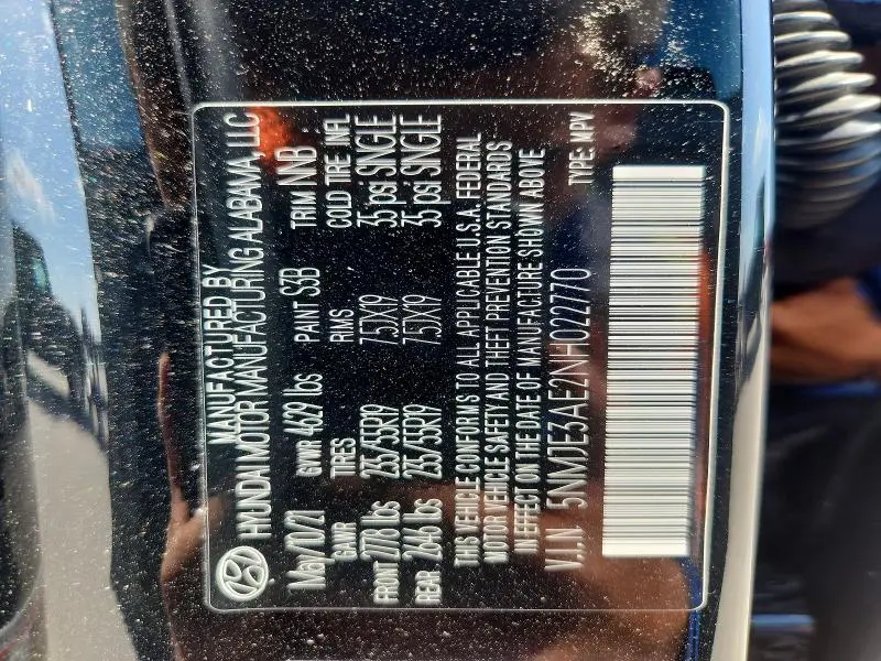 2022 HYUNDAI TUCSON LIMITED  