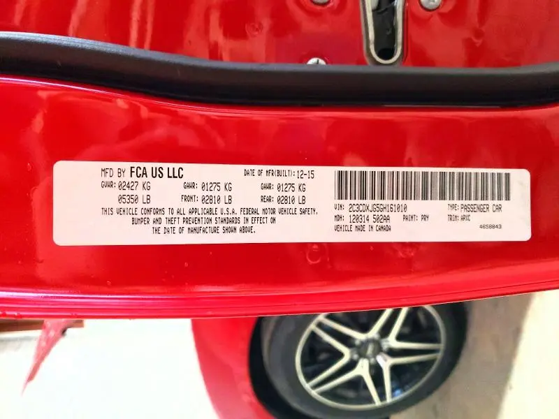 2016 DODGE CHARGER SXT  