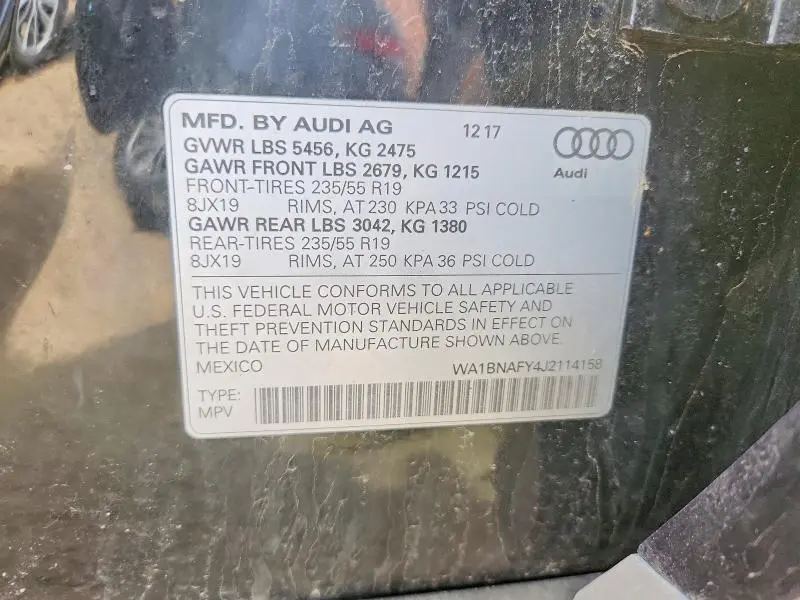 2018 AUDI Q5 PREMIUM PLUS  