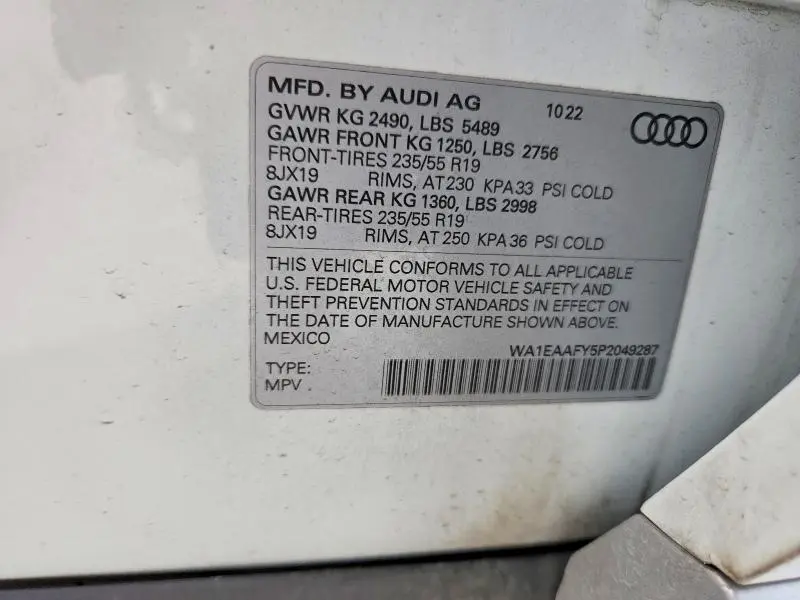 2023 AUDI Q5 PREMIUM PLUS 45  