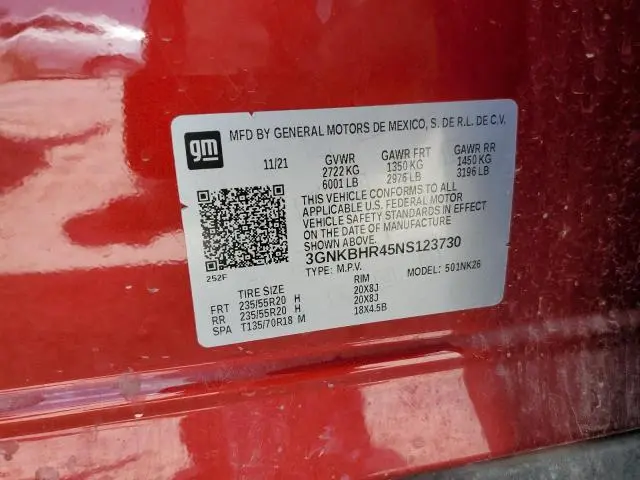 2022 CHEVROLET BLAZER 2LT  