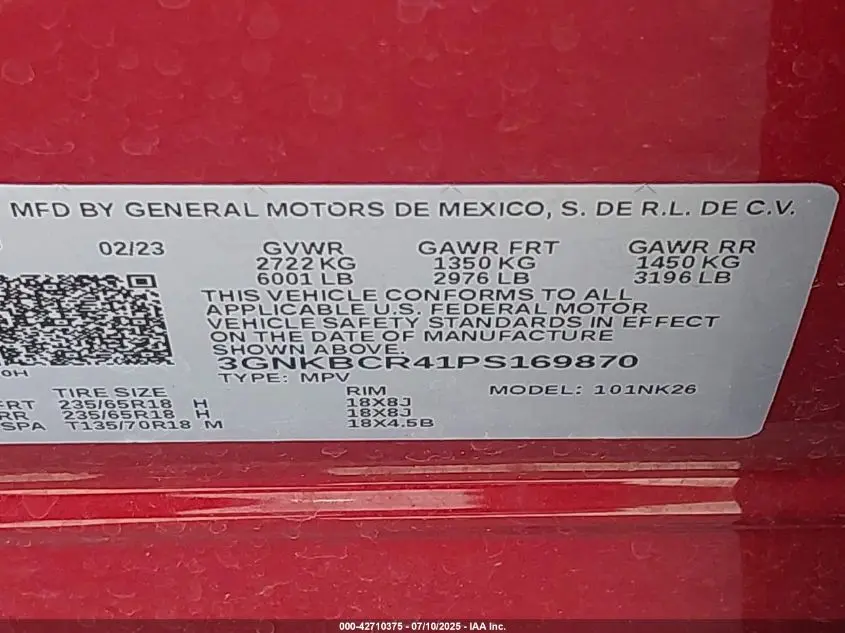 2023 CHEVROLET BLAZER FWD 2LT