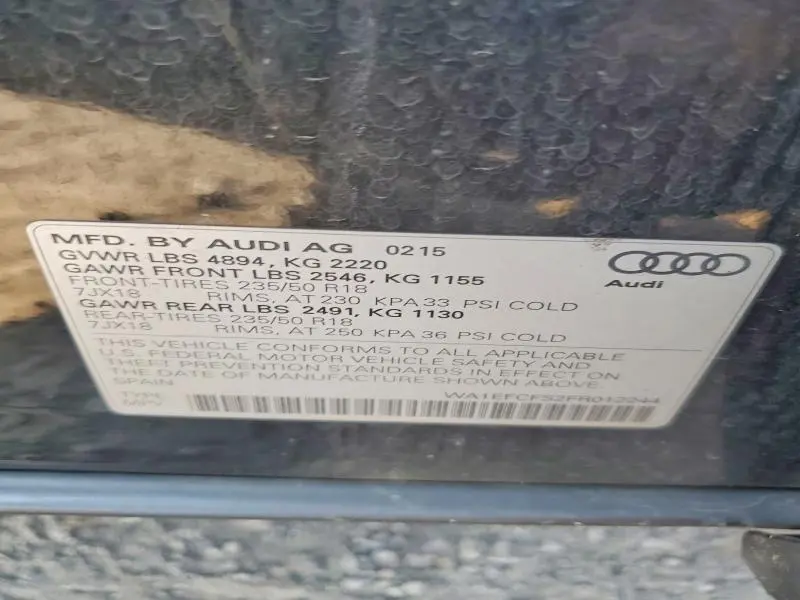 2015 AUDI Q3 PREMIUM PLUS  